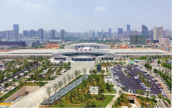 武汉东站及其配套项目建设基本完成，进入收尾阶段