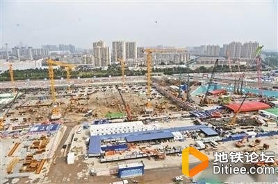 北京副中心站综合交通枢纽主体结构开始施工