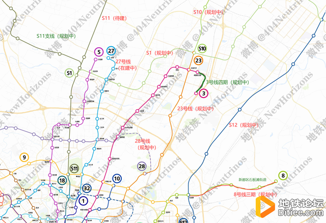 成都8号线三期规划仍为地铁，未改成有轨电车