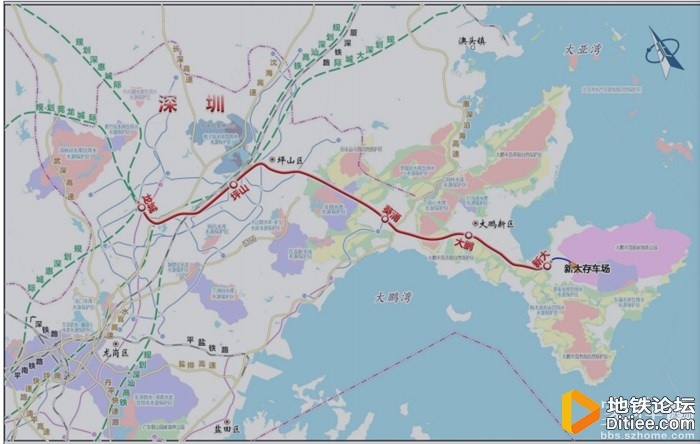 深惠城际大鹏支线铁路工程环境影响报告书再次补充公示