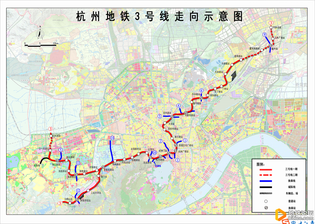 杭州地铁3号线项目主体完工 通车后将全面服务2022年杭州...