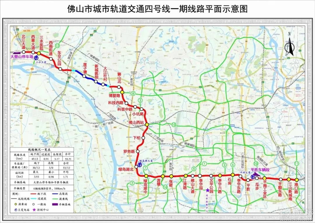 佛山地铁4号线大塱山停车场规划方案及深化研究招标