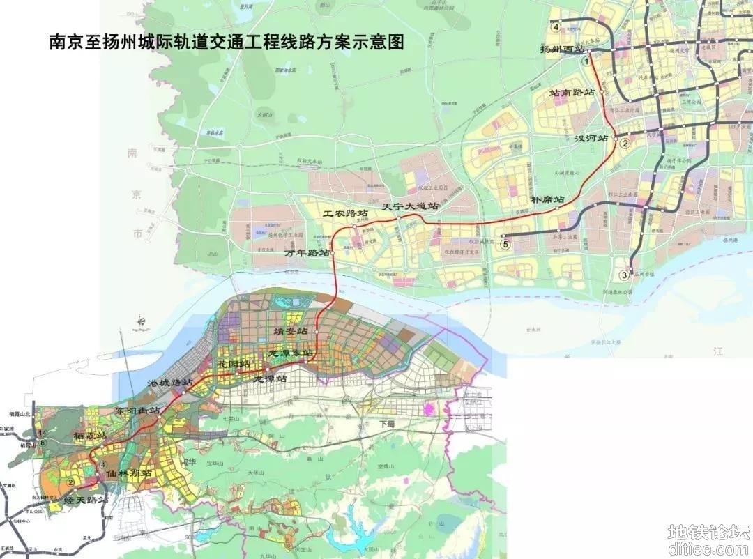 南京南京至扬州城际地铁工程环境影响评价全本公示