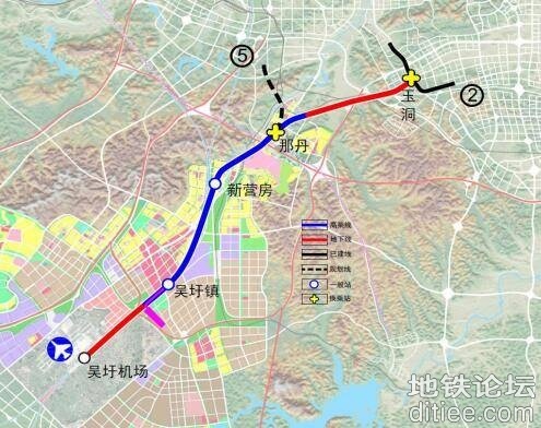 南宁地铁机场线5个站点公布