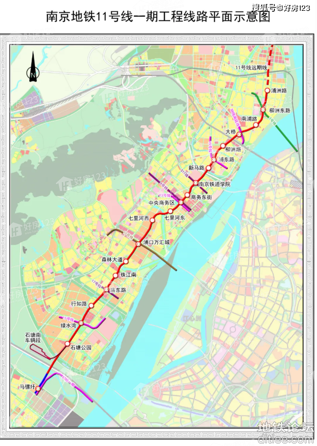 南京地铁11号线预计10月进入施工阶段