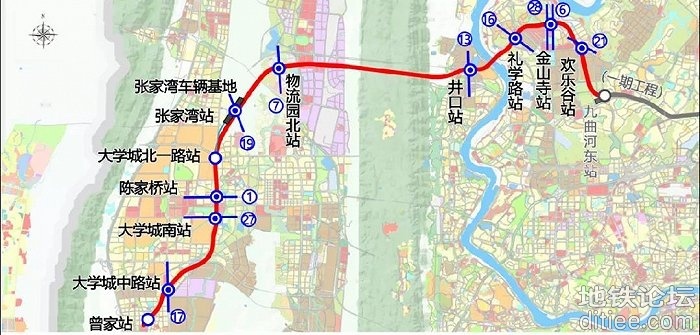 重庆轨道15号线二期开建