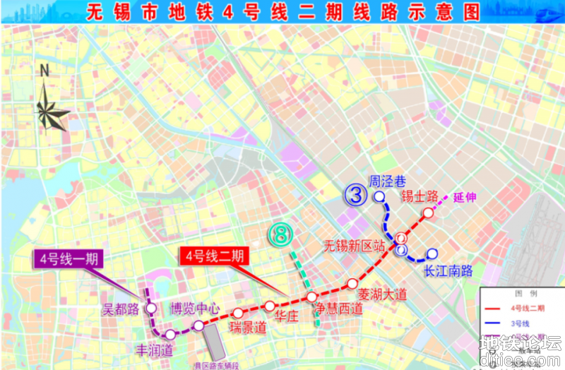 无锡地铁4号线二期工程可行性研究报告获批