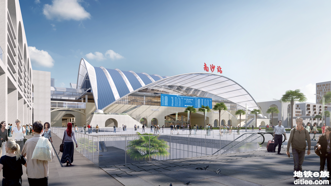 广州南沙枢纽站建筑概念方案设计曝光