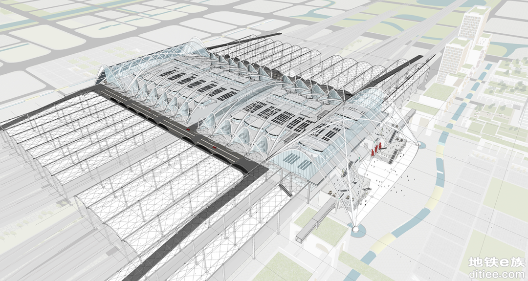 广州南沙枢纽站建筑概念方案设计曝光