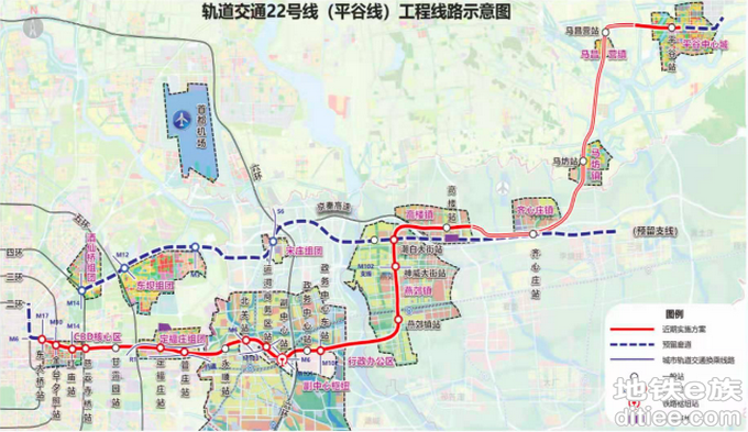北京地铁M22号线河北段建设进行时