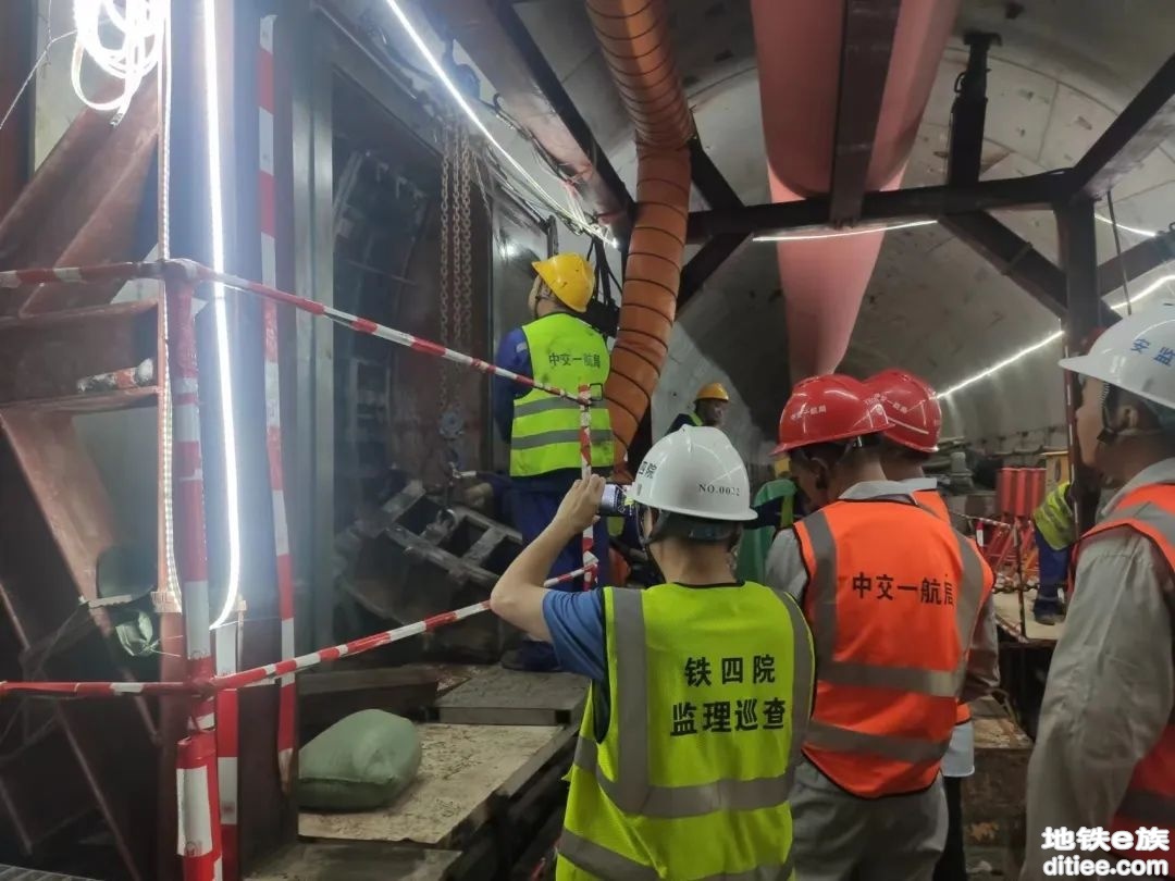 广州地铁12号线全线首个联络通道开挖施工