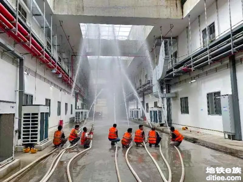 深圳地铁14号线福新停车场完成消防验收