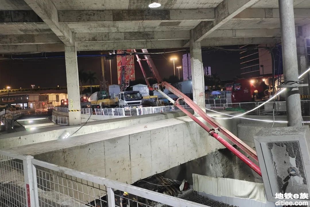 广州地铁13线二期工程鱼珠停车场出入线主体结构顺...