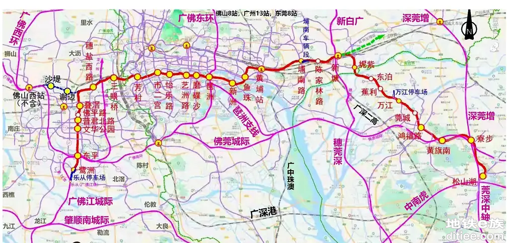 广州28号线这条「大湾区超级横轴」今年开建