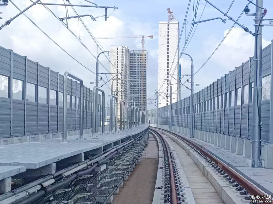 佛山地铁3号线高架区间声屏障完成安装