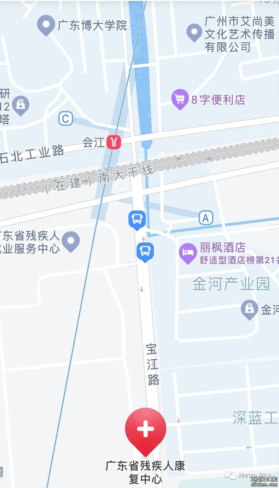 广州2号线会江站斥资6771万元新建一个地铁口