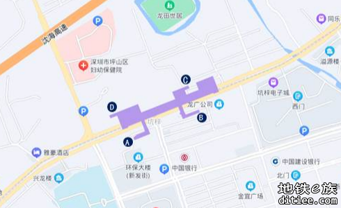 深圳地铁14号线坑梓站：新鲜多图+出入口信息“剧透”