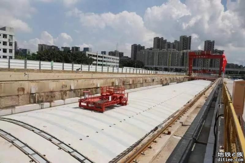 科技感拉满！深圳地铁12号线二期全装配式车站沙浦站封顶
