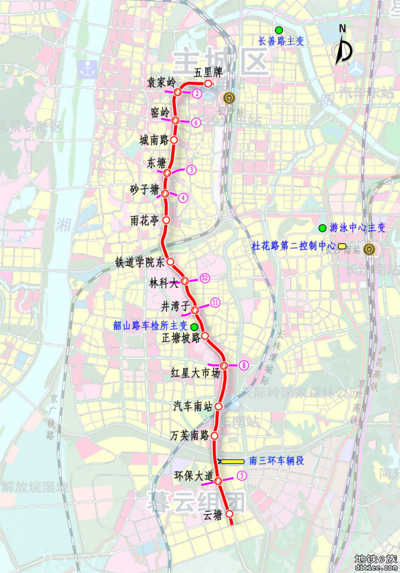 长沙地铁7号线一期工程（云塘站-五里牌站）所有站点全面...