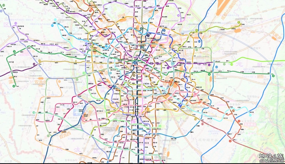 【01.13环评】成都地铁远景+五期+中低运量规划多底图版