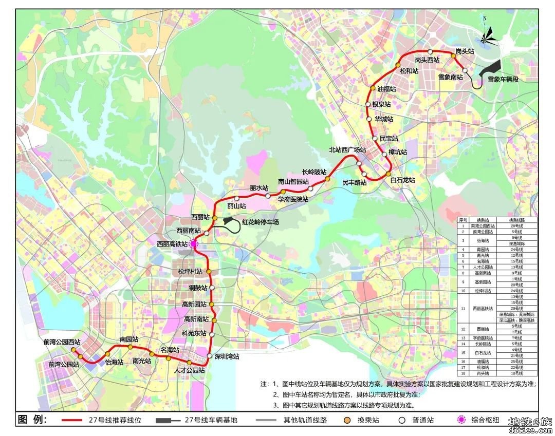 深圳27号线早期方案和公示方案，你更支持哪一个？