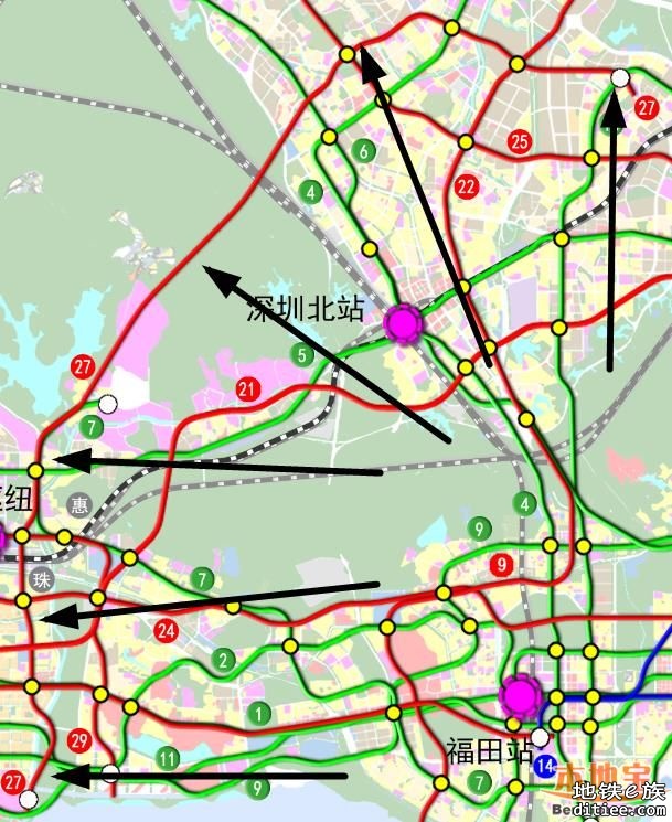 深圳27号线早期方案和公示方案，你更支持哪一个？