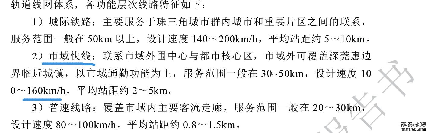 深惠城际 深大城际 被定义成市域快线了
