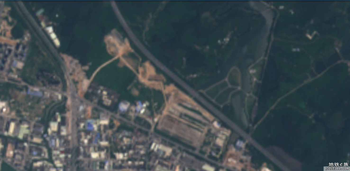 东莞轨道建设卫星图长期更新