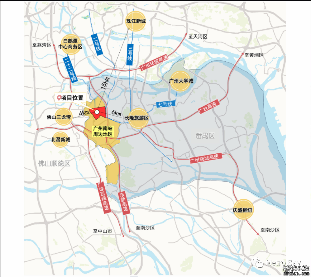 广州南站石壁组团规划调整，减少居住、商服用地