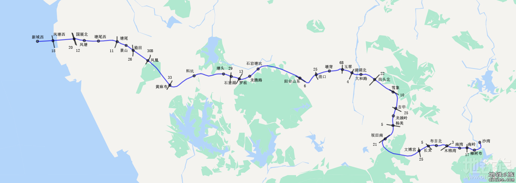 【皮鸭yy】30号线南延走洲石路、塘头大道、大磡、侨城东路