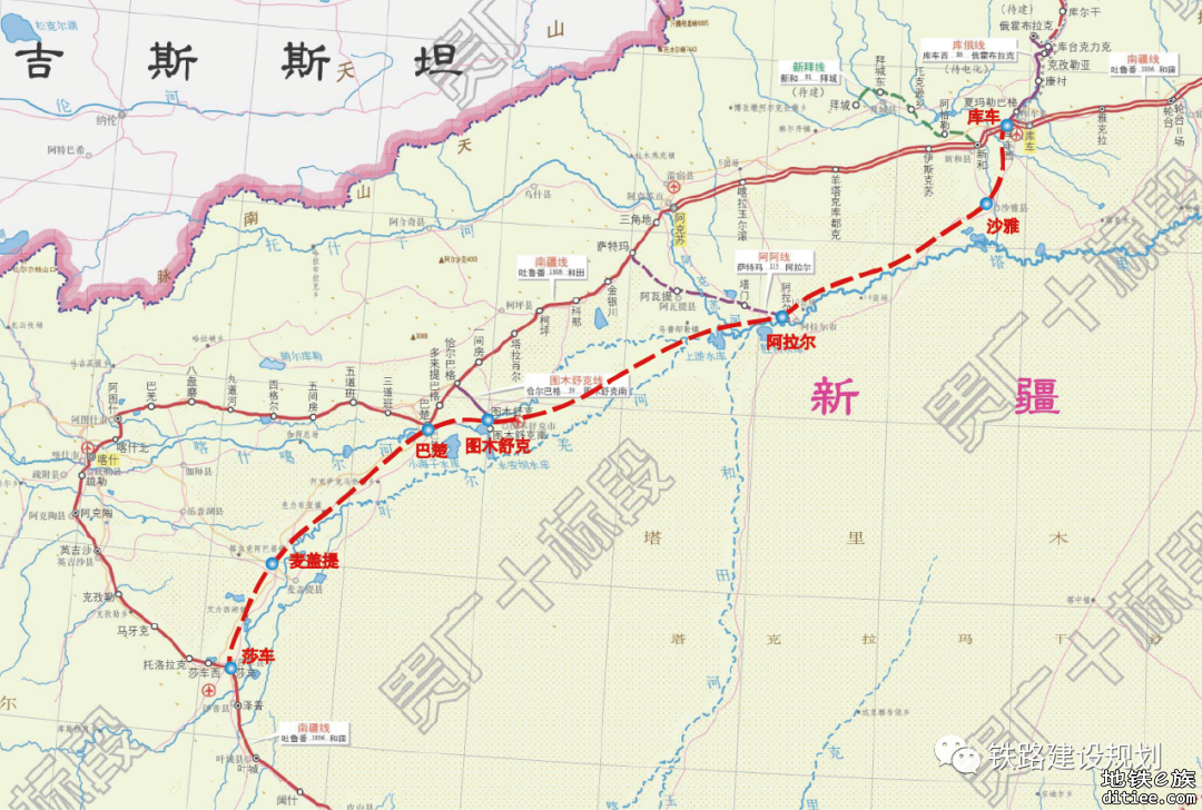 巴楚至莎车铁路可行性研究招标，南疆铁路新线正加快推进