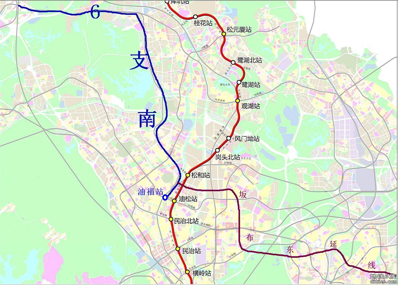 大家来谈谈6号线支线南延至福田