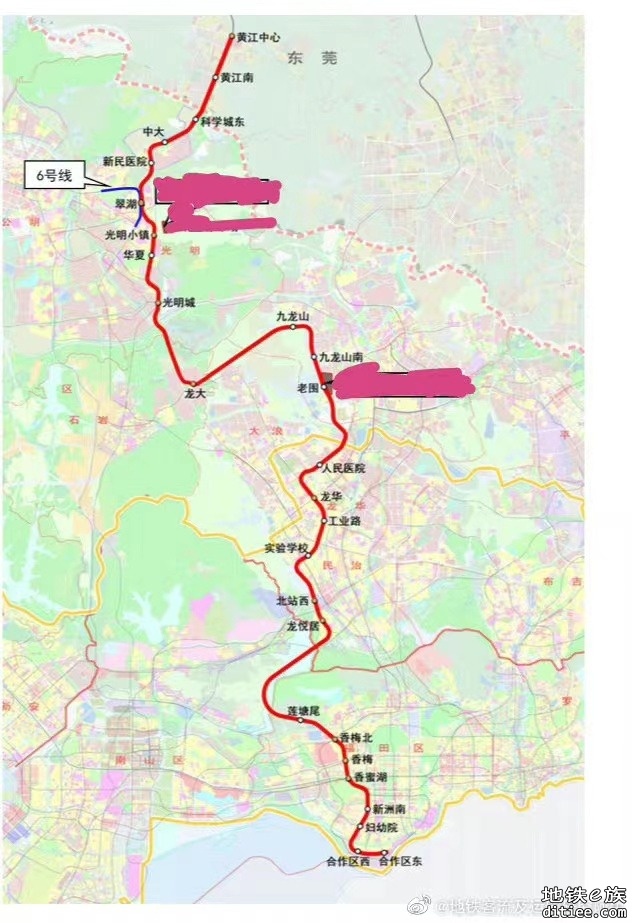大家来谈谈6号线支线南延至福田