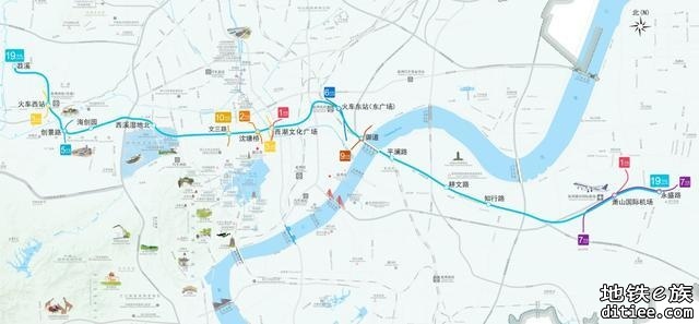 今日14时，杭州地铁19号线开通运营！