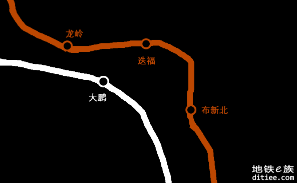8号线“大鹏”站改为“迭福”站并调整线位