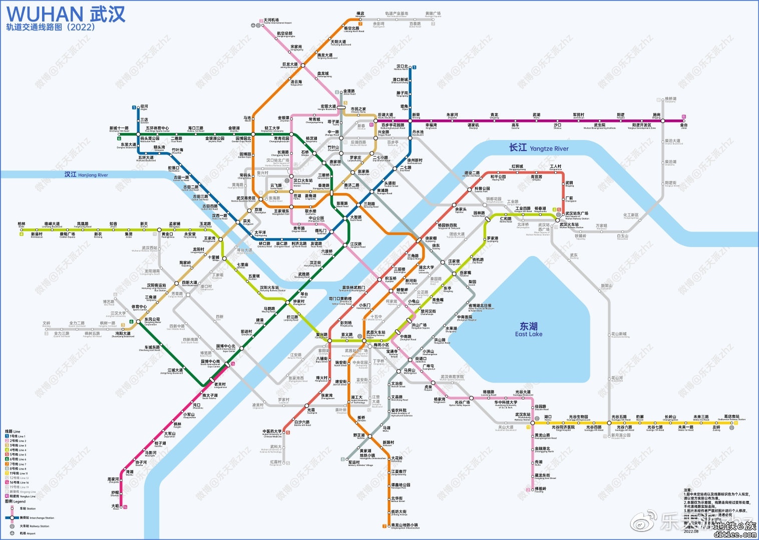 武汉轨道交通线路图（2024 / 运营版） - 知乎