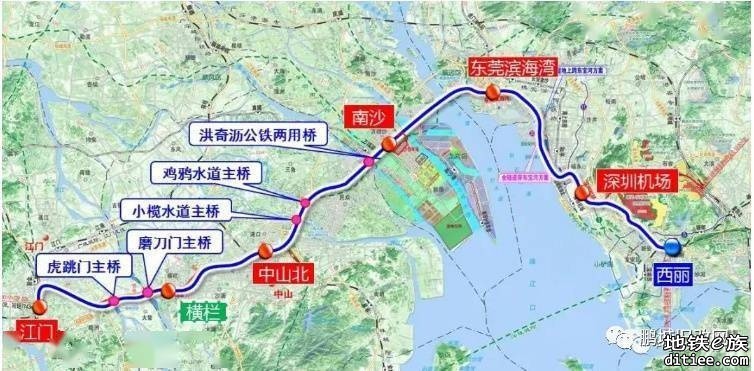 深江高铁正式开工建设 预计工期5.5年