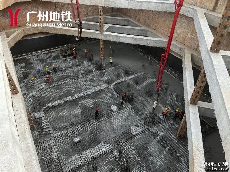 广州12号线白云文化广场站封顶 ，四台盾构即将始发