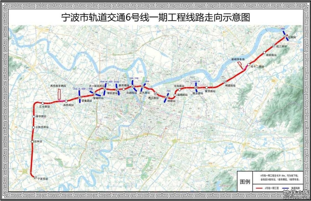 宁波轨道交通3号线、6号线新进展来了部分路段涉及拆迁