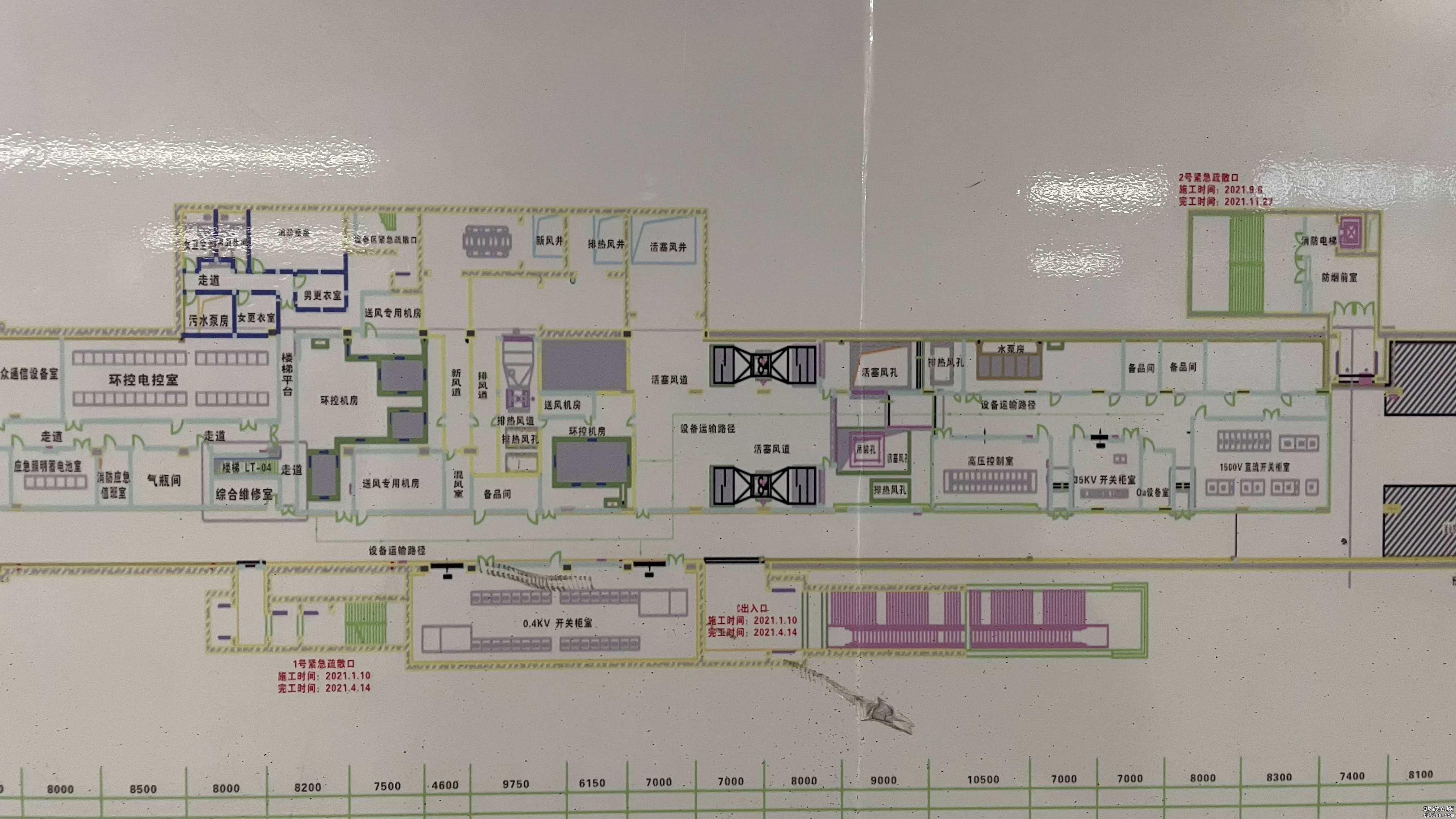 一起看看12号线上川站的出入口数量和商业区布置