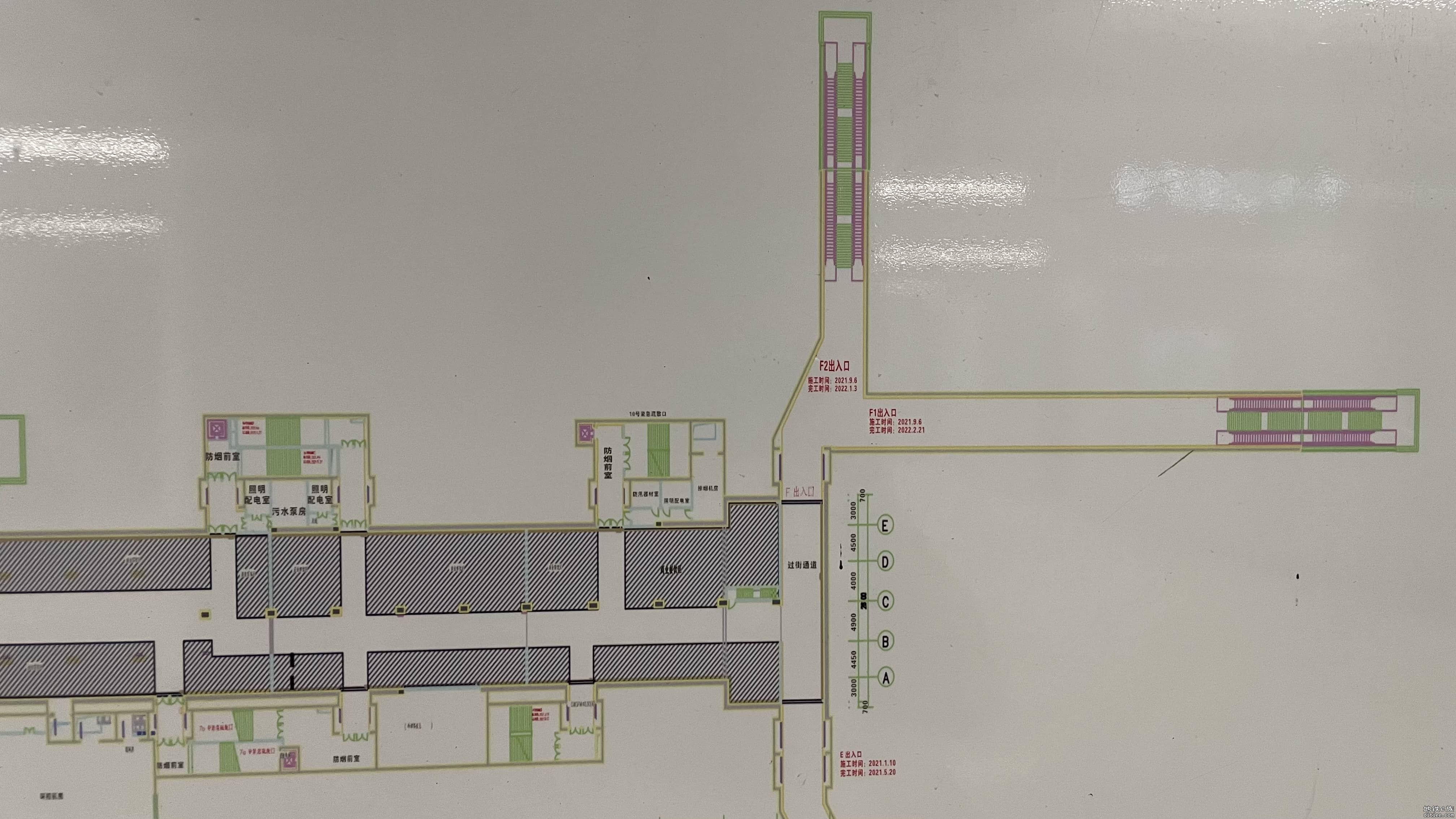 一起看看12号线上川站的出入口数量和商业区布置