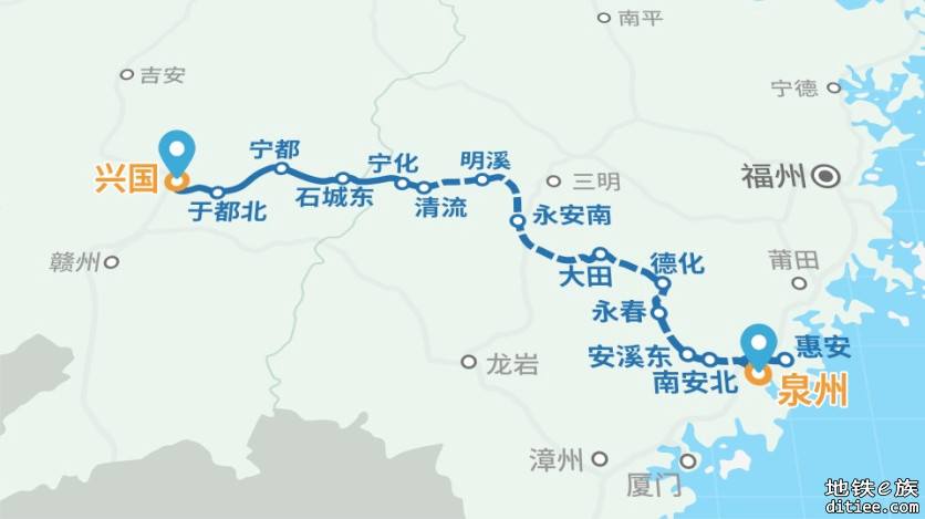兴泉铁路全线通车在即，福建铁路建设大提速
