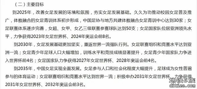 中国女足改革发展方案印发 积极申办2031年女足世界杯