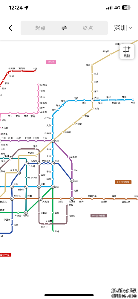 深圳地铁官方的线路图刚刚更新了（含12/13/14号线）