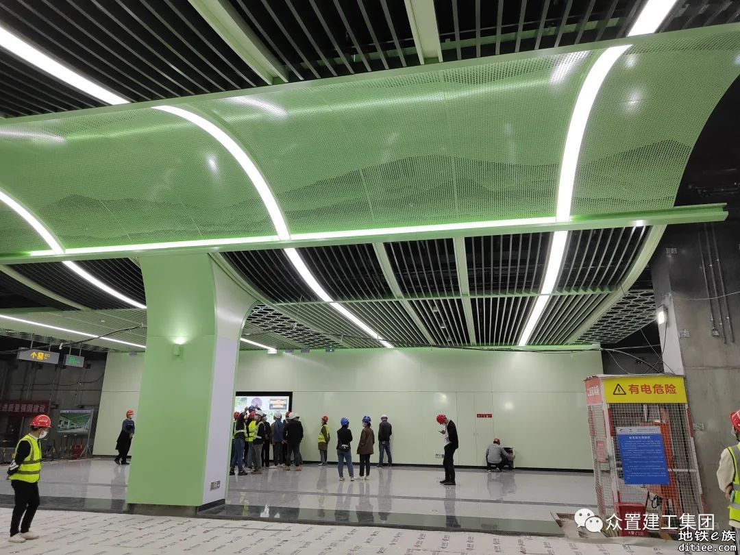 19-2龙港站装修进入重要节点
