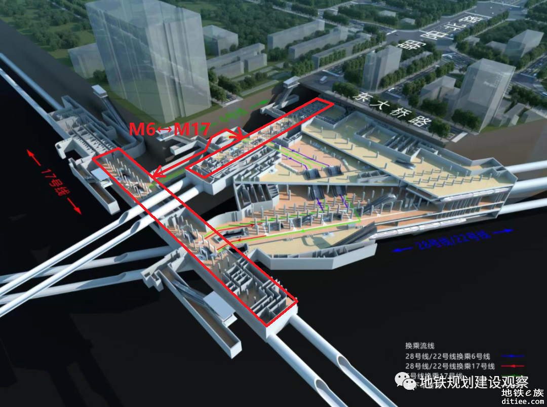 北京地铁第一座四线换乘站——东大桥设计方案解读
