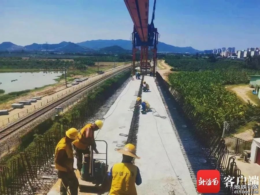 三亚至乐东铁路改造工程预计明年6月底通车