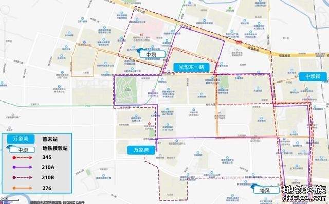 2022年新一批成都公交与地铁接驳的线网优化方案出炉