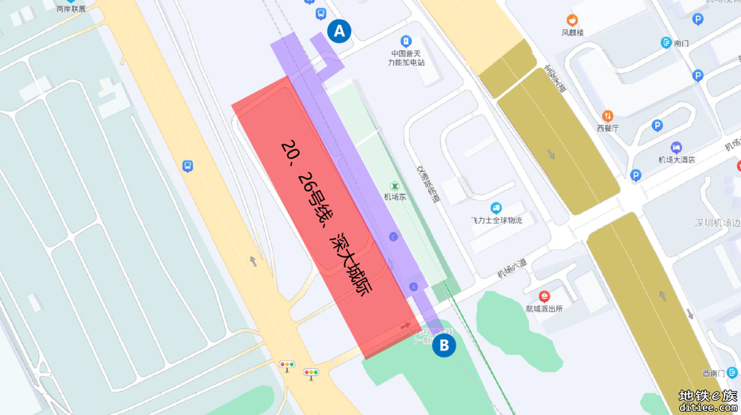 深圳地铁12号线机场东站 全线动工最晚的车站之一