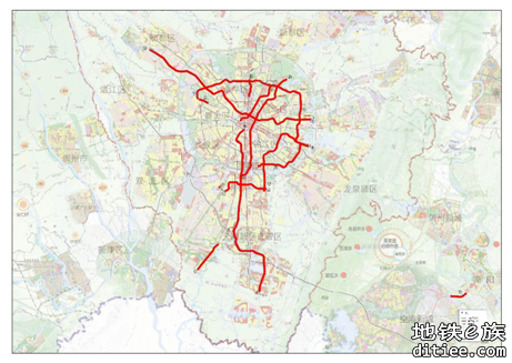 《成都市城市轨道交通第五期建设规划（2024-2029年）》公示